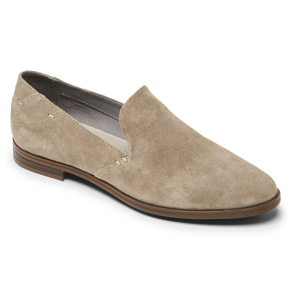 Rockport Loafers Dame Khaki - Perpetua - TWGS23198